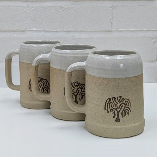 Hand Thrown Ceramic Beer Stein