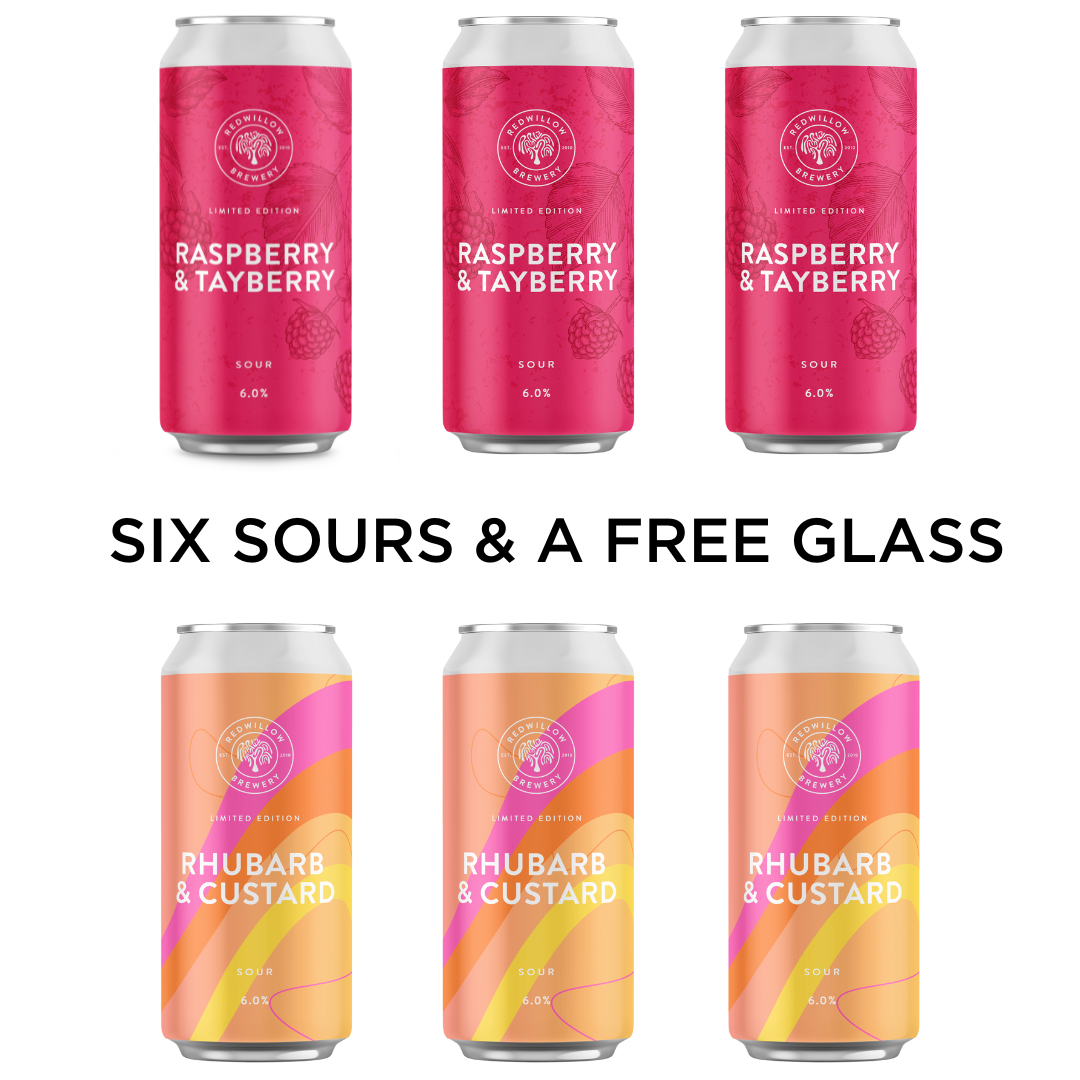 Sours 6 Pack & Glass